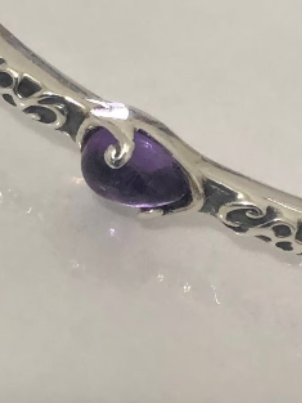 Carolyn Pollack Sterling Silver Multi-Stone Bangle Bracelet - Picture 7 of 14
